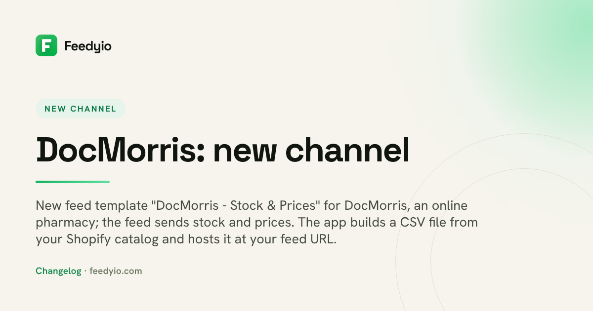 DocMorris: new channel