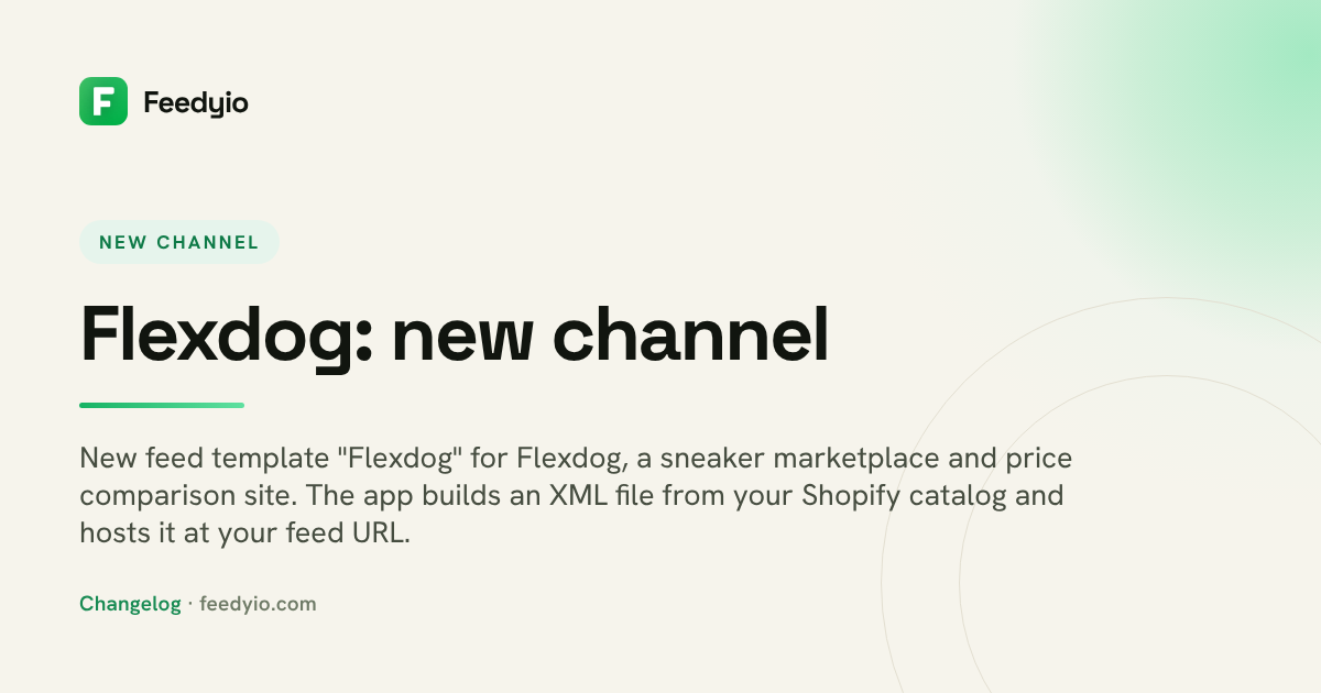 Flexdog: new channel